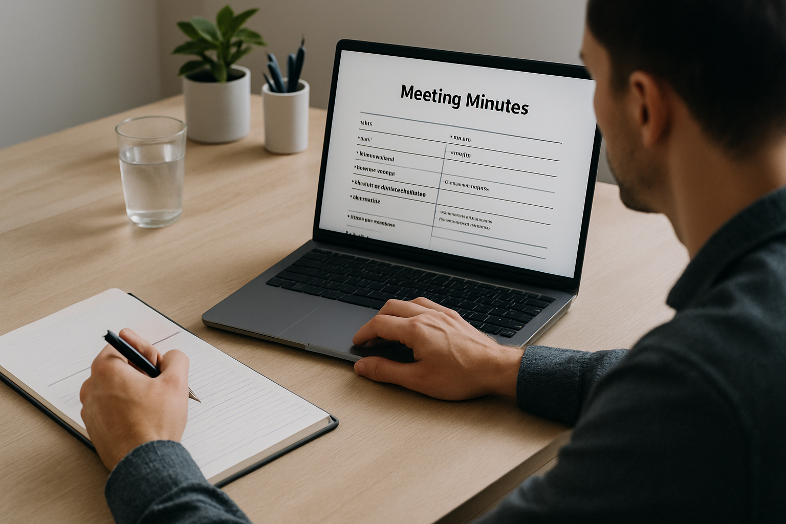 Example Format for Non Profit Organization Meeting Minutes