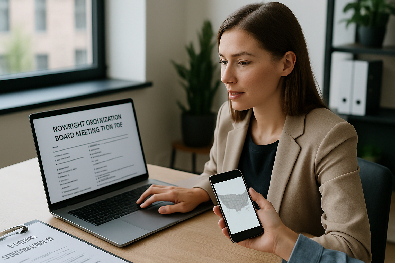 Nonprofit Board Meeting Minutes