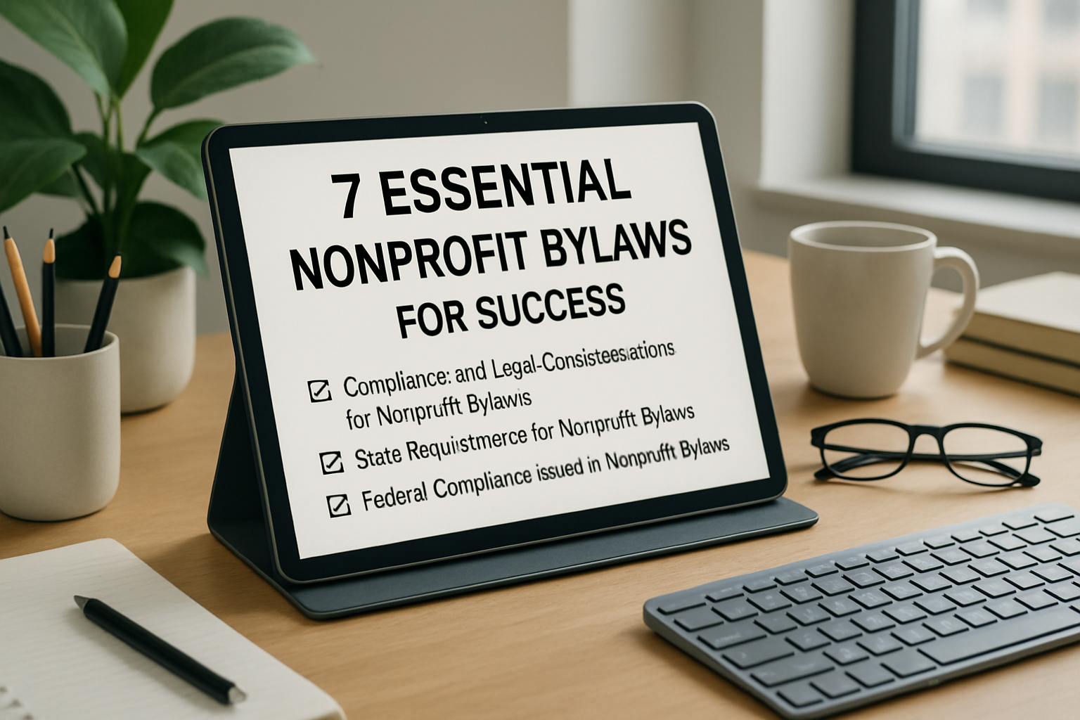 Compliance and Legal Considerations for NONPROFIT BYLAWS