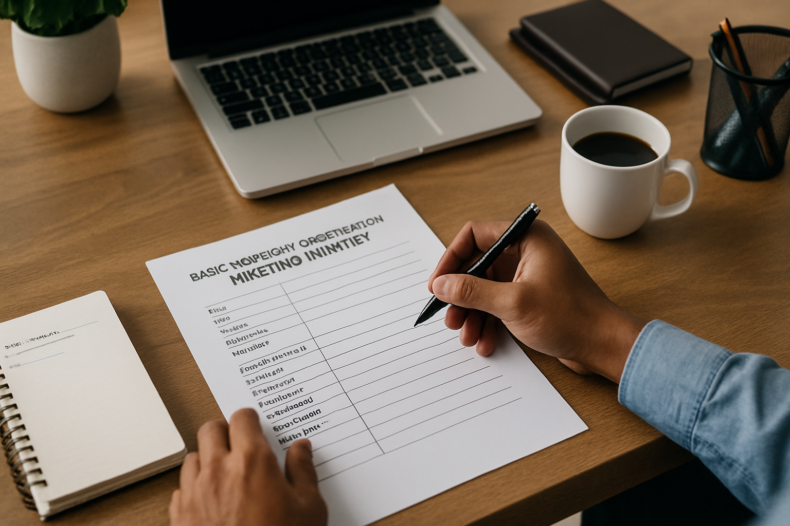 Basic Non Profit Organization Meeting Minutes Template