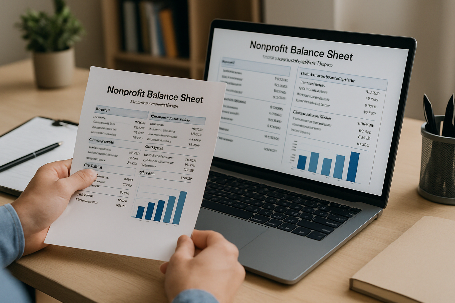 Visual Non Profit Balance Sheet