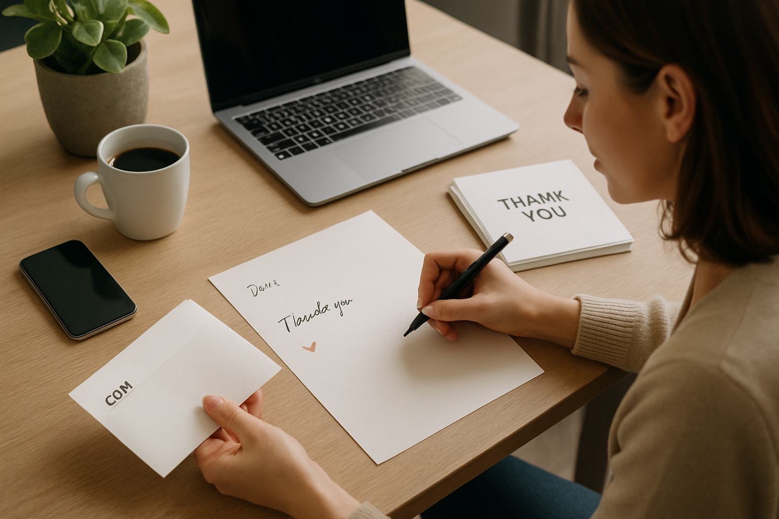 A heartfelt thank you letter